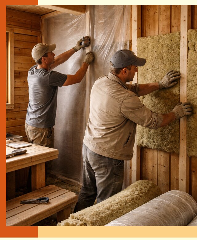 Утепление бани изнутри в Алапаевске качественно и недорого