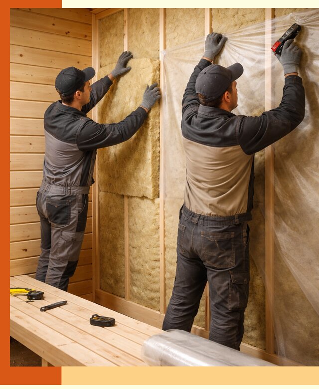 Профессиональное утепление сауны в Алапаевске с гарантиями качества