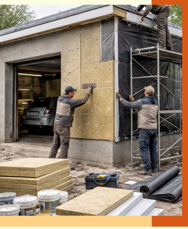 Утепление автосервиса в Алапаевске ппу, пеноизоляция, от 15522 руб/м2 — ТепломастерЛпв