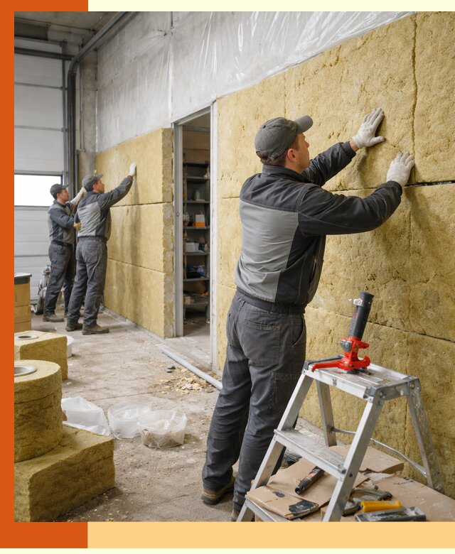 Утепление автосервиса и мастерских в Алапаевске качественно и надёжно