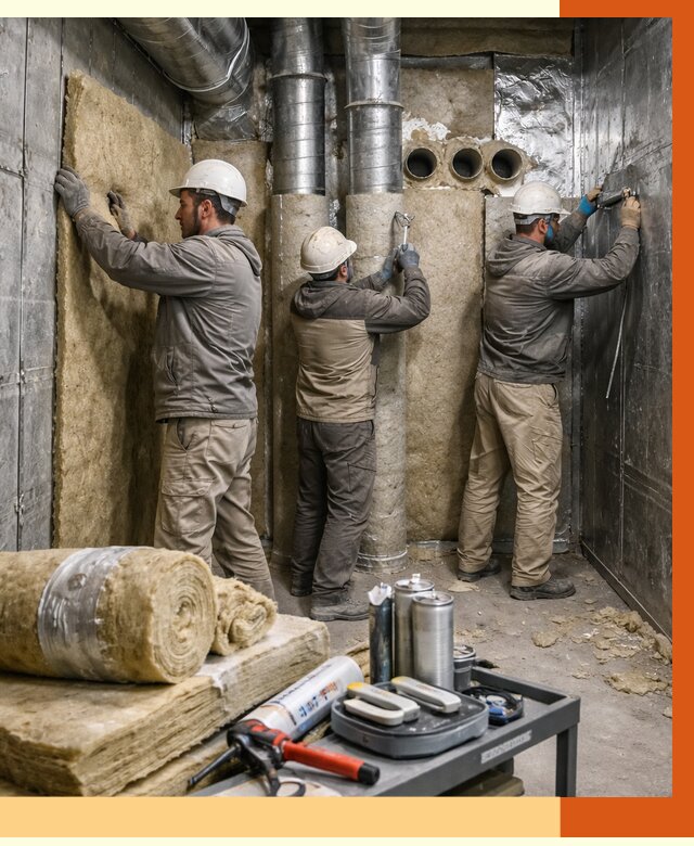 Утепление венткамеры в Алапаевске под ключ от 1552 руб. — профессионально | ТепломастерЛпв