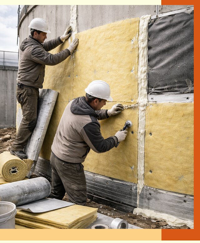 Утепление резервуара в Алапаевске от 29439 руб/м2 — монтаж ППУ и комплекс под ключ | ТепломастерЛпв