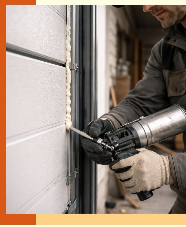 Заполнение пустот ворот в Алапаевске профессионально и герметично