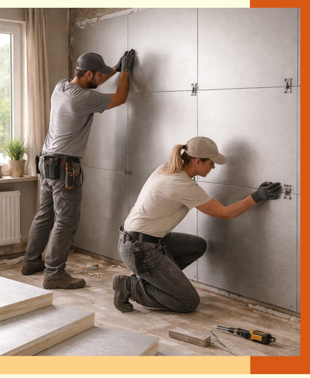 Утепление PIR панелями в Алапаевске от 4496 руб. под ключ | ТепломастерЛпв