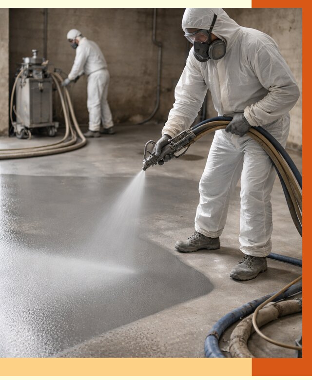 Гидроизоляция полимочевиной в Алапаевске от 9099 руб/м² — напыление полимерной гидроизоляции | ТепломастерЛпв